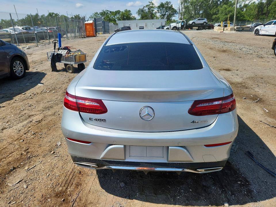 2018 Mercedes-benz E-klasse VIN WDD1J6GB9JF006881 COPART salvage auction — FRONT END, Wv - Certificate Of Title, sold $6,700 on 2026-07-28 (photo 6)