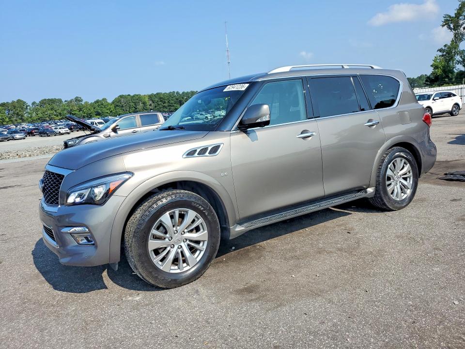 2017 Infiniti QX80 VIN JN8AZ2NF7H9645243 COPART salvage auction — MINOR DENT/SCRATCHES, Nc - Dealer Only Clean Title, sold $3,050 on 2026-09-08 (photo 1)