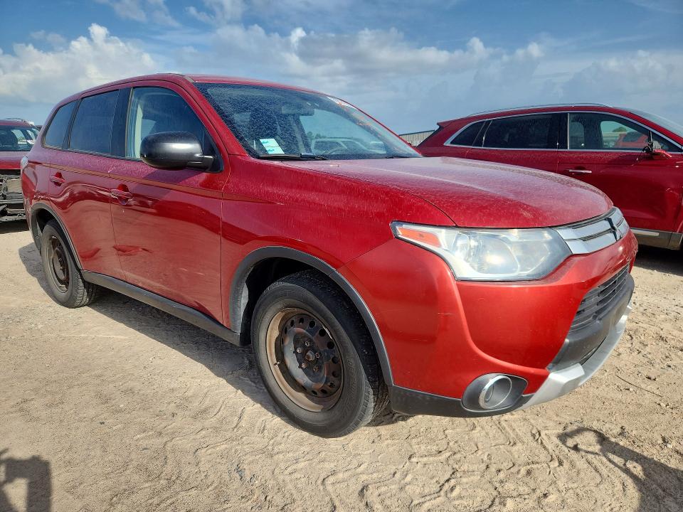 2015 Mitsubishi Outlander VIN JA4AD2A31FZ003694 COPART salvage auction — MINOR DENT/SCRATCHES, Tx - Certificate Of Title, sold $600 on 2026-07-18 (photo 4)