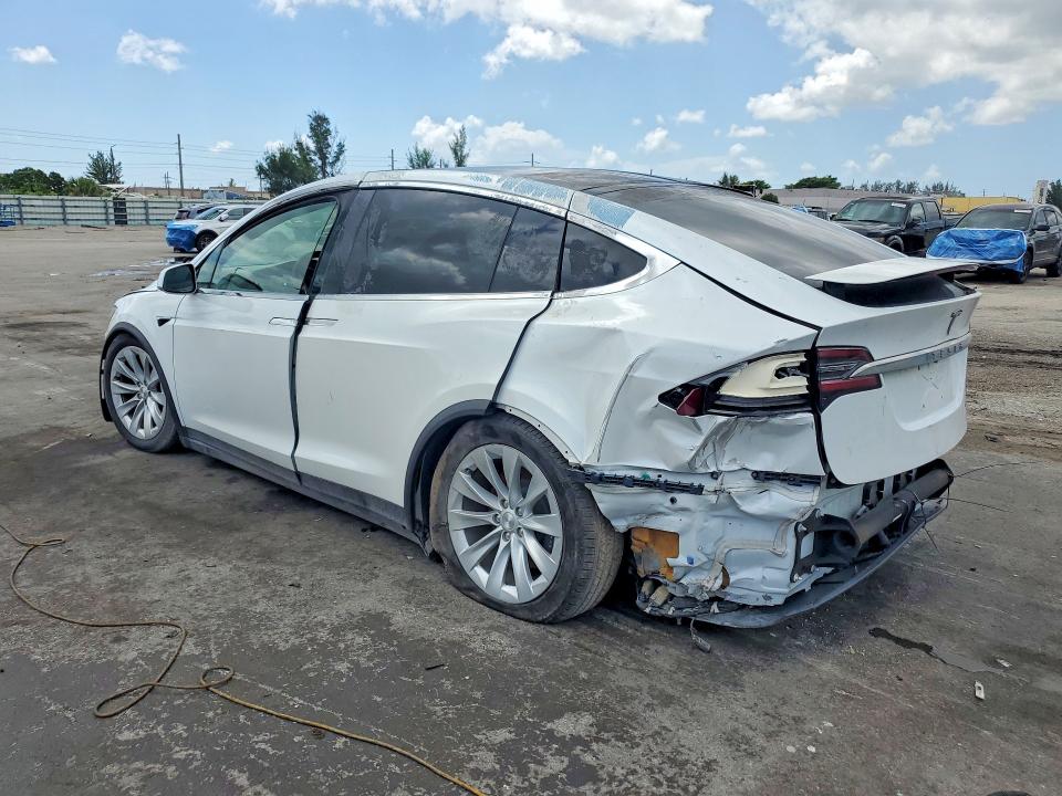 2021 Tesla Model x VIN 5YJXCBE21MF322567 COPART salvage auction — MECHANICAL, TX - CERTIFICATE OF TITLE (P), sold $4,550 on 2026-07-27 (photo 2)