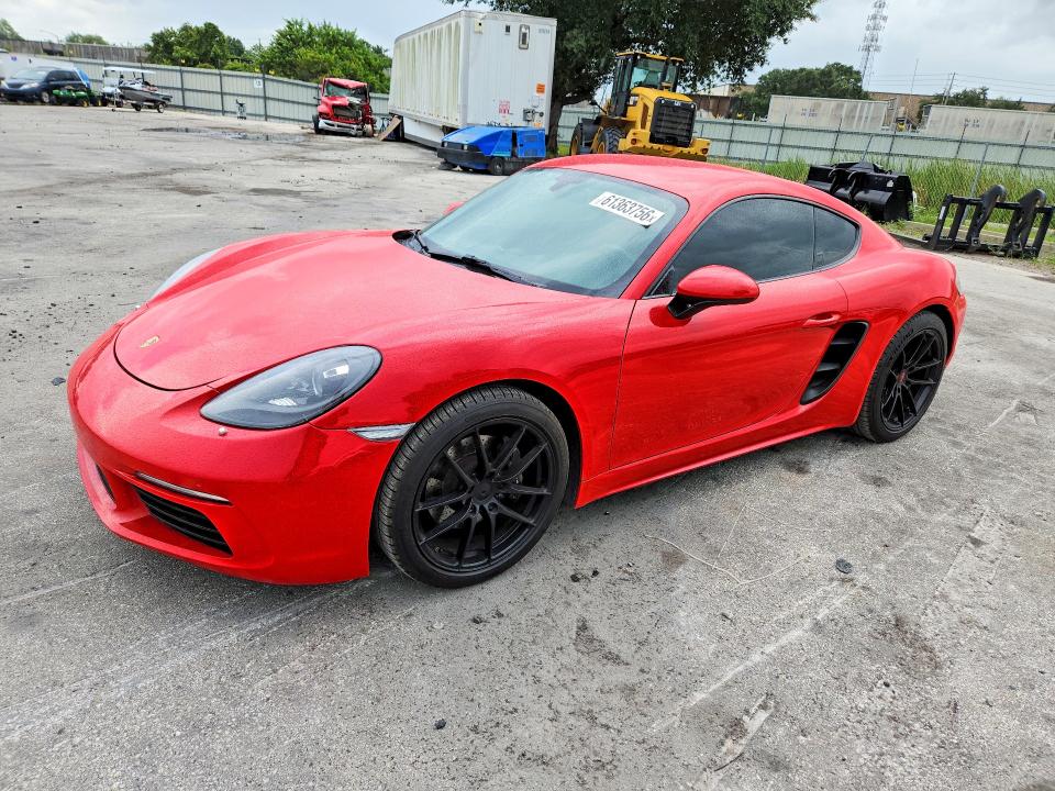 2017 Porsche Cayman VIN WP0AA2A84HS270611 COPART salvage auction — REAR END, Fl - Cert Of Title-Rebuilt (P), sold $10,200 on 2026-07-28 (photo 1)
