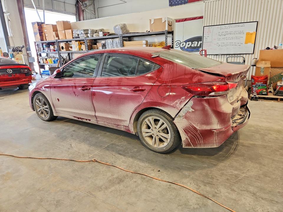 2017 Hyundai Elantra VIN KMHD84LF0HU238593 COPART salvage auction — REAR END, Ne - Cert Of Title-Salvage, sold $250 on 2026-07-28 (photo 2)