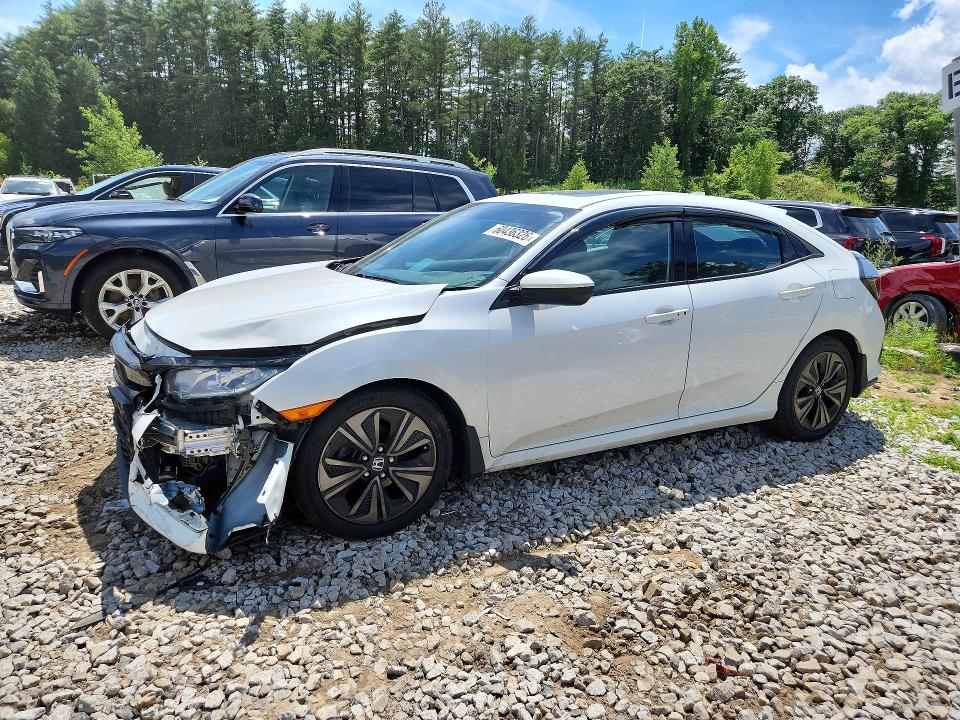 2018 Honda Civic VIN SHHFK7H67JU402606 COPART salvage auction — FRONT END, Ma - Cert Of Title-Salvage, sold $125 on 2026-07-30 (photo 1)