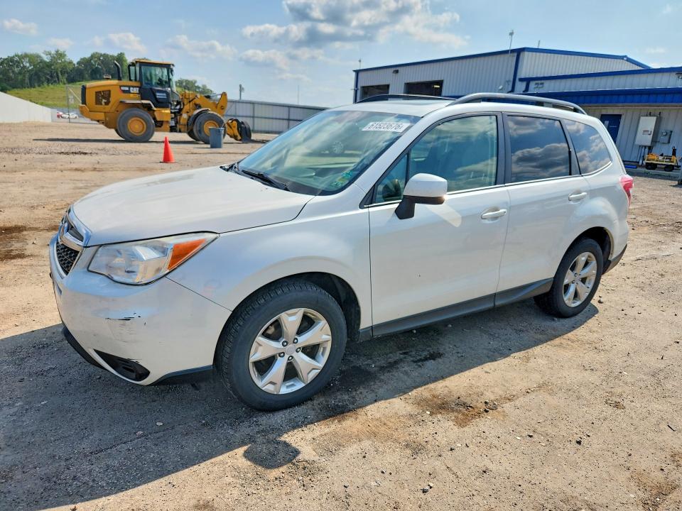 2015 Subaru Forester VIN JF2SJADC3FH552314 COPART salvage auction — REAR END, Wi - Junked Vehicle Bill Of Sale, sold $175 on 2026-07-28 (photo 1)