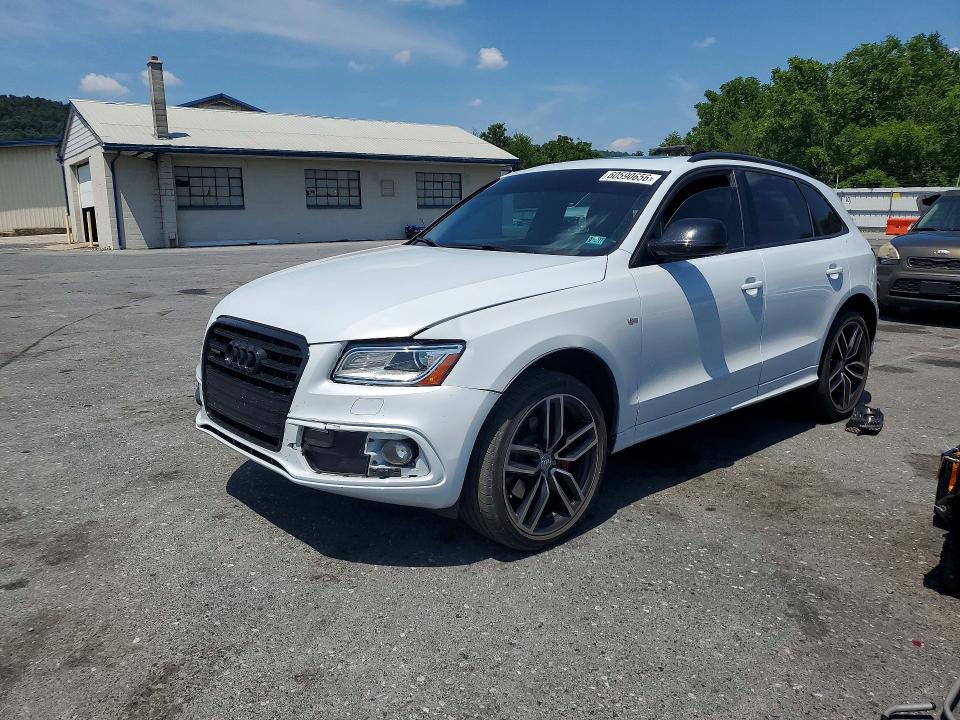 2017 Audi Q5 VIN WA1D7AFPXHA033207 COPART salvage auction — FRONT END, Pa - Certificate Of Salvage, sold $675 on 2026-07-21 (photo 1)