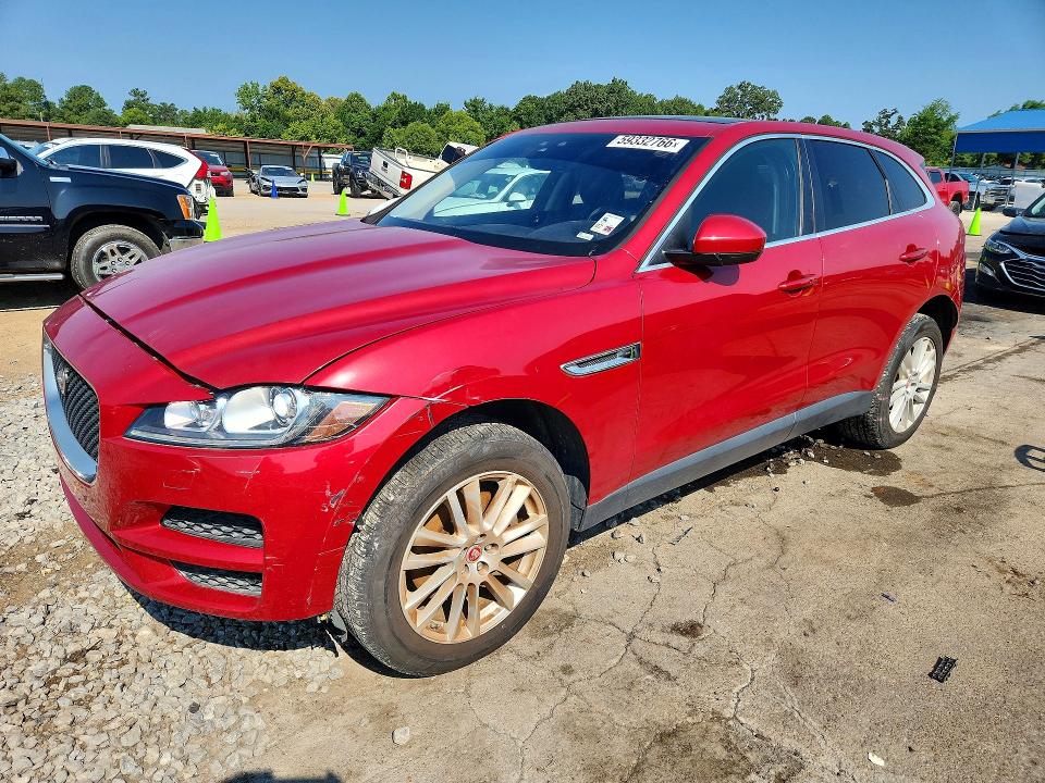 2020 Jaguar F-pace VIN SADCK2GX9LA634769 COPART salvage auction — FRONT END, La - Certificate Of Title (P), sold $6,800 on 2026-07-24 (photo 1)