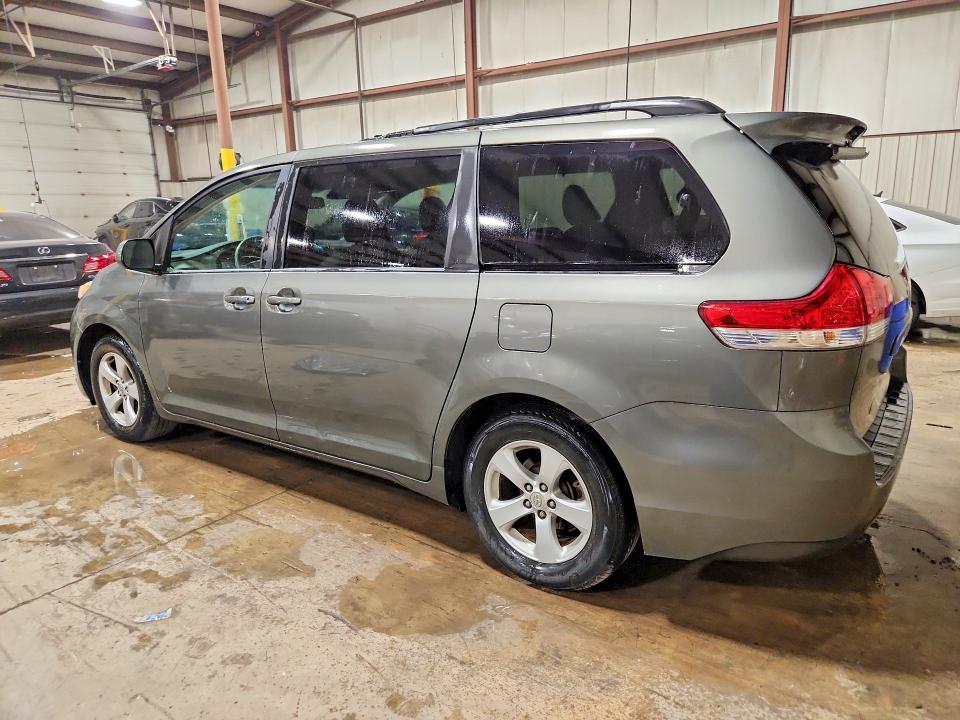 2011 Toyota Sienna VIN 5TDKK3DCXBS148133 COPART salvage auction — ROOF, PA - CERTIFICATE OF SALVAGE, sold $1,650 on 2026-07-28 (photo 2)