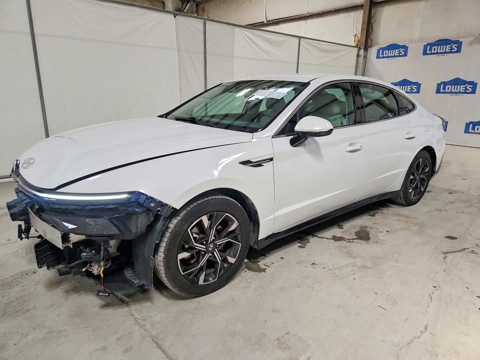 2024 Hyundai Sonata VIN KMHL64JA1RA376509 COPART salvage auction — FRONT END, MI - CERTIFICATE OF TITLE, sold $11,600 on 2026-07-22 (photo 1)