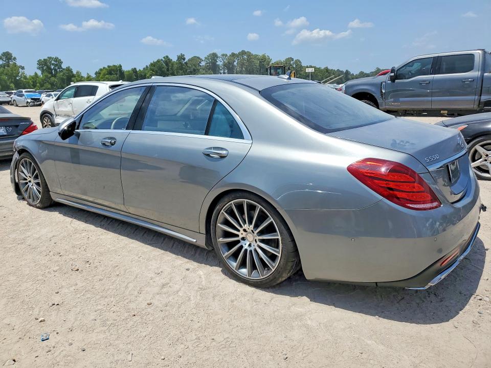 2015 Mercedes-benz S class VIN WDDUG8CB8FA104799 COPART salvage auction — FRONT END, TX - CERTIFICATE OF TITLE, sold $10,700 on 2026-08-04 (photo 2)