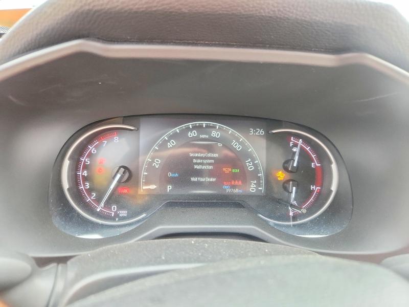 2024 Toyota Rav4 VIN 2T3C1RFVXRW308920 COPART salvage auction — SIDE, TX - SALVAGE VEHICLE TITLE, sold $10,100 on 2026-08-27 (photo 9)