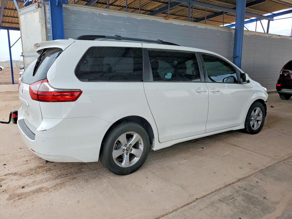 2018 Toyota Sienna VIN 5TDKZ3DC1JS957398 COPART salvage auction — FRONT END, Az - Cert Of Title - Salvage, sold $1,150 on 2026-07-28 (photo 3)