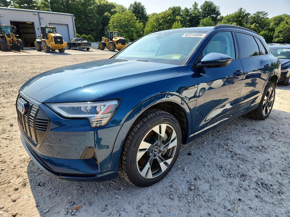 2021 Audi E-tron VIN WA1AAAGE8MB038315 — COPART salvage auction photo