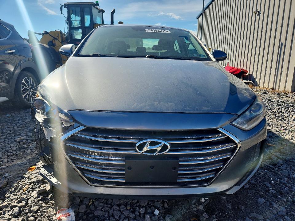 2017 Hyundai Elantra VIN KMHD84LF0HU154242 COPART salvage auction — FRONT END, PA - CERTIFICATE OF SALVAGE, sold $50 on 2026-07-29 (photo 5)