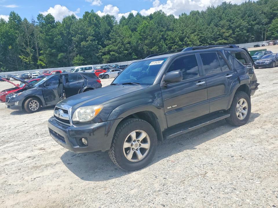 2007 Toyota 4runner VIN JTEBU14RX78087795 COPART salvage auction — REAR END, GA - CERT OF TITLE-SALVAGE (P), sold $2,100 on 2026-07-22 (photo 1)