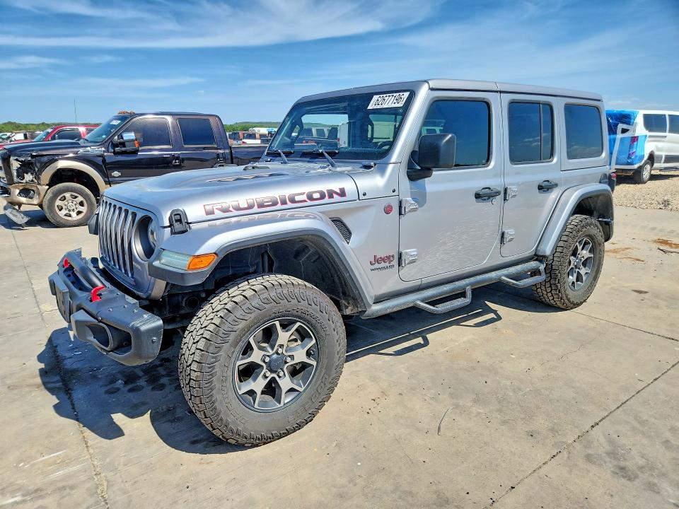 2018 Jeep Wrangler / VIN 1C4HJXFG0JW191527 — COPART salvage auction photo