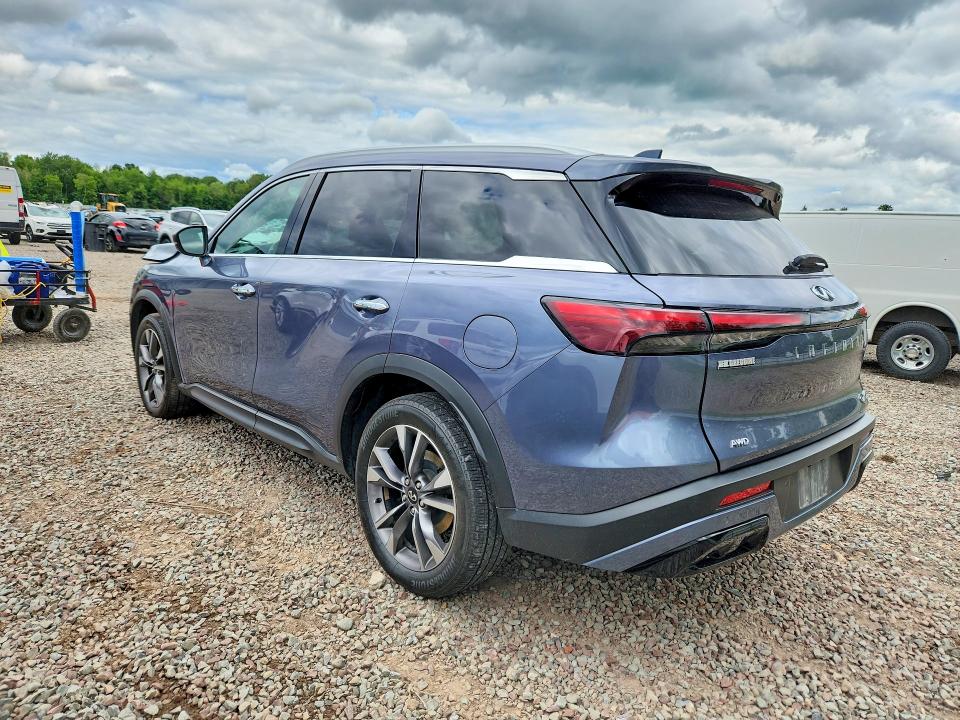 2023 Infiniti Qx60 VIN 5N1DL1FS0PC332001 COPART salvage auction — FRONT END, Ny - Mv-907A Salvage Certificate, sold $9,100 on 2026-08-19 (photo 2)