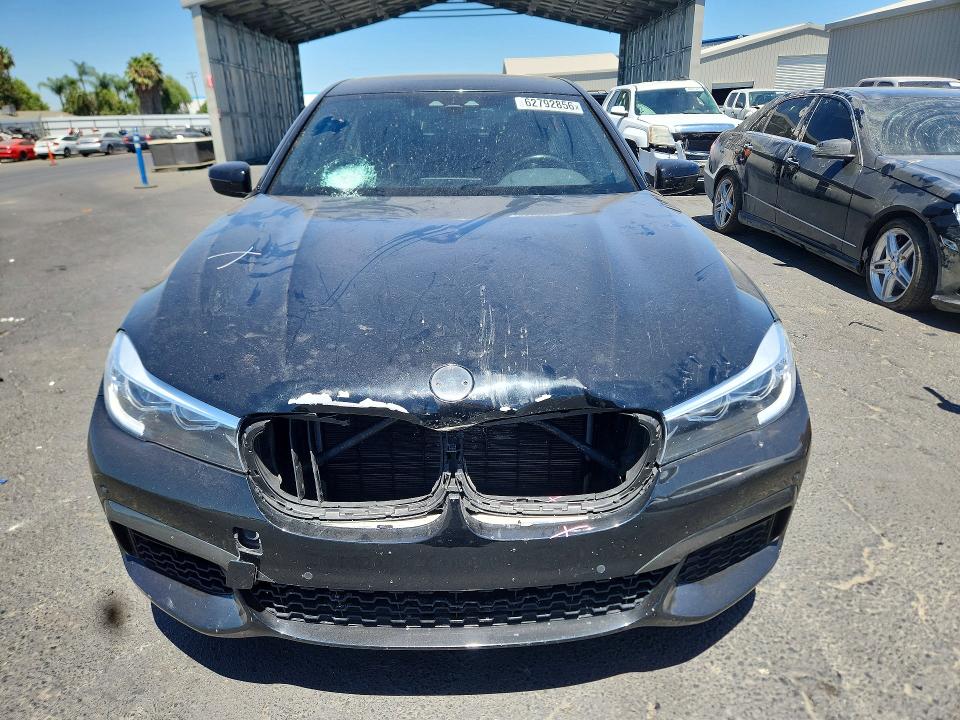 2019 BMW 7er VIN WBA7E2C52KB454421 COPART salvage auction — FRONT END, Ca - Salvage Certificate, sold $10,300 on 2026-08-06 (photo 5)