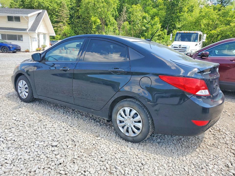 2017 Hyundai Accent VIN KMHCT4AE8HU352345 COPART salvage auction — MECHANICAL, Oh - Certificate Of Title, sold $500 on 2026-07-29 (photo 2)