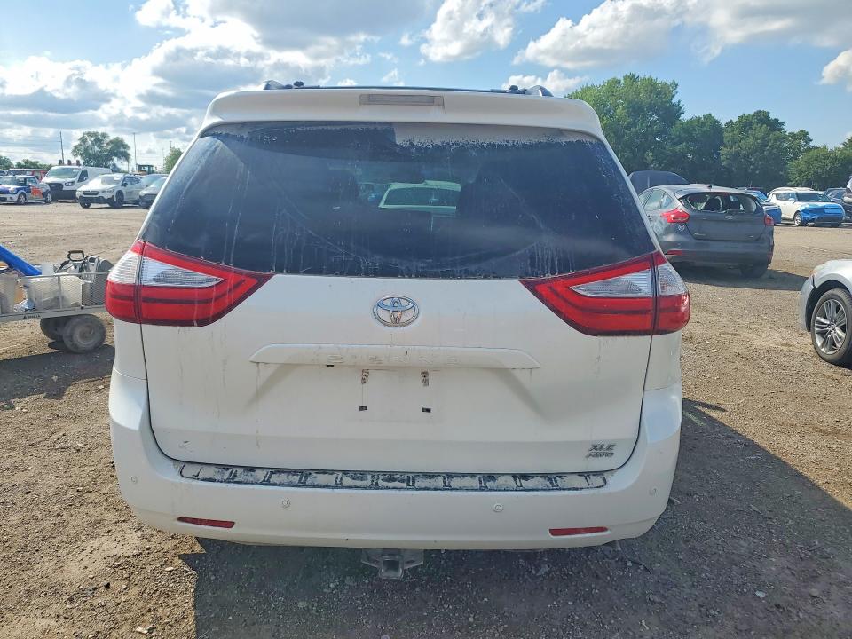 2015 Toyota Sienna VIN 5TDDK3DC1FS127458 COPART salvage auction — FRONT END, Ia - Cert Of Title-Prior Salvage, sold $5,600 on 2026-07-17 (photo 6)