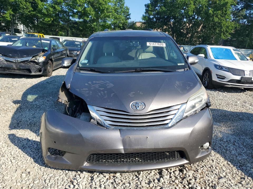 2016 Toyota Sienna VIN 5TDDK3DCXGS143787 COPART salvage auction — FRONT END, MA - CERT OF TITLE-RECONSTRCTD COLL, sold $675 on 2026-07-24 (photo 5)