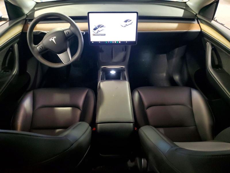2023 Tesla Model y VIN 7SAYGDEE1PA066305 COPART salvage auction — REAR END, IA - CERT OF TITLE-SALVAGE TITLE, sold $200 on 2026-07-29 (photo 8)