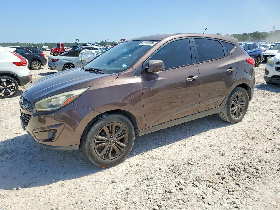 2014 Hyundai Tucson VIN KM8JT3AF8EU851037 COPART salvage auction — MECHANICAL, TX - CERTIFICATE OF TITLE, sold $550 on 2026-07-24 (photo 1)