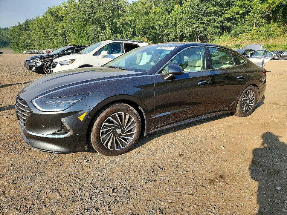 2023 Hyundai Sonata VIN KMHL54JJ9PA068780 COPART salvage auction — SIDE, NY - MV-907A SALVAGE CERTIFICATE, sold $3,100 on 2026-07-21 (photo 1)