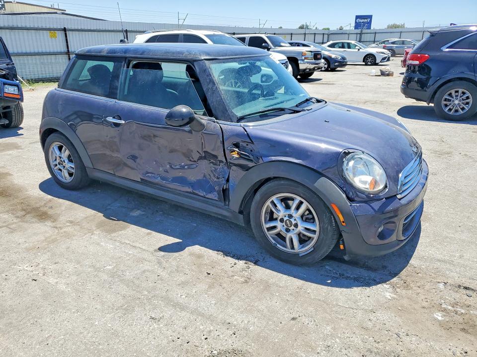 2013 Mini Cooper VIN WMWSU3C56DT545949 COPART salvage auction — SIDE, Ca - Salvage Certificate, sold $525 on 2026-07-17 (photo 4)