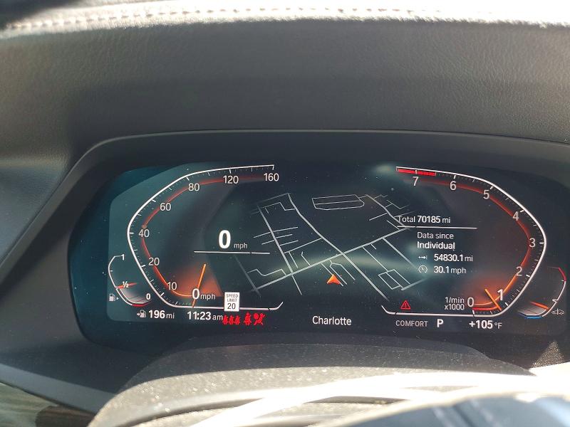 2019 BMW X5 VIN 5UXCR6C50KLL38852 COPART salvage auction — SIDE, Nc - Salvage Certificate Of Title, sold $12,700 on 2026-07-29 (photo 9)