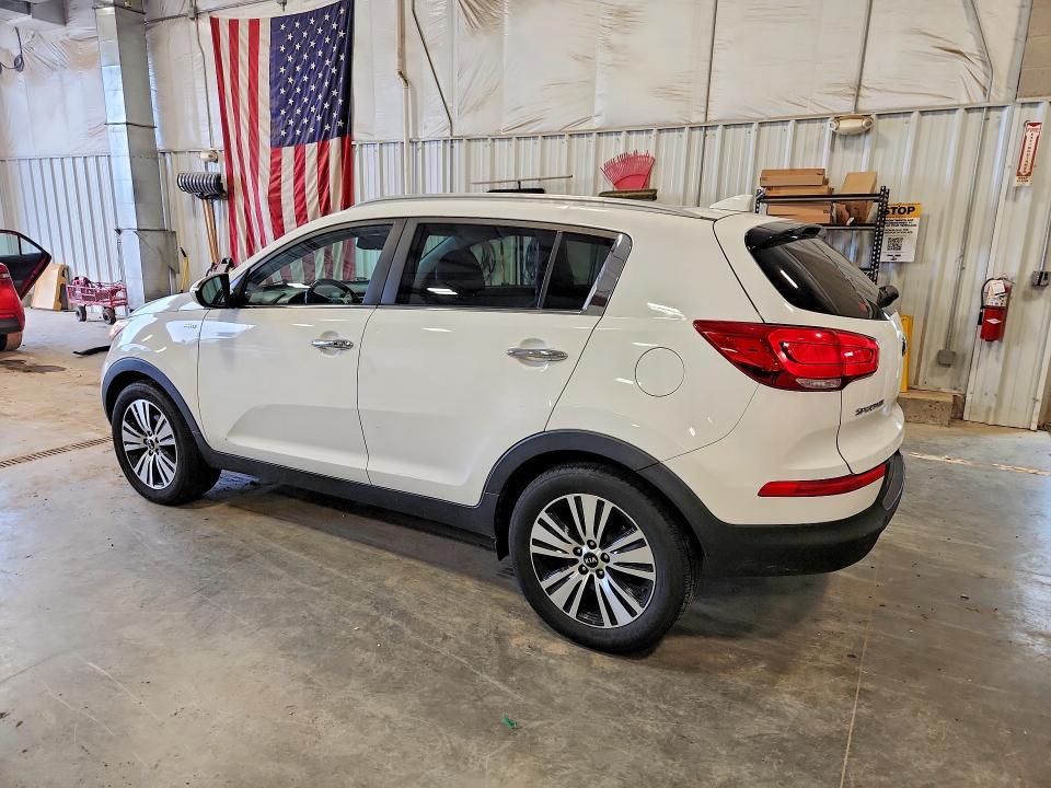 2016 Kia Sportage VIN KNDPCCAC1G7861852 COPART salvage auction — HAIL, Wi - Certificate Of Title, sold $3,350 on 2026-07-14 (photo 2)