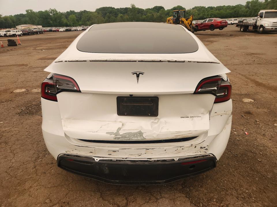 2023 Tesla Model y VIN 7SAYGDEE5PA101668 COPART salvage auction — REAR END, Ct - Cert Of Title-Salvage, sold $2,100 on 2026-07-24 (photo 6)