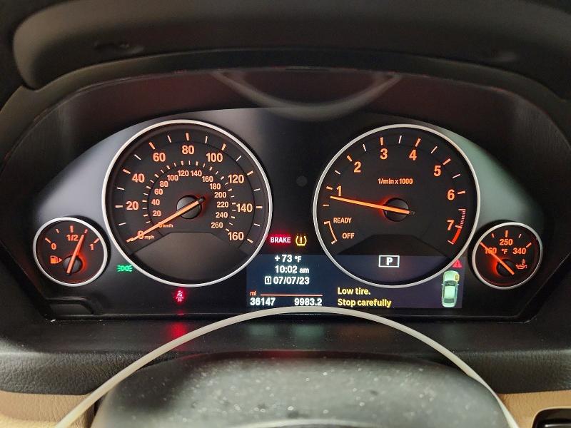 2014 BMW 3er VIN WBA3C3G53ENR25435 COPART salvage auction — SIDE, Pa - Certificate Of Salvage, sold $1,200 on 2026-07-31 (photo 9)