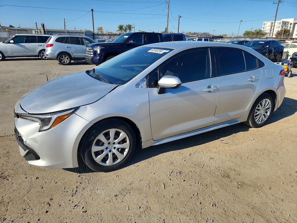 2020 Toyota Corolla VIN JTDEPRAE9LJ080025 COPART salvage auction — FRONT END, Ca - Salvage Certificate, sold $5,600 on 2026-07-27 (photo 1)