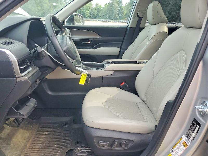 2024 Toyota Highlander VIN 5TDAAAB53RS055617 COPART salvage auction — ROOF, Wa - Bill Of Sale, sold $2,100 on 2026-07-27 (photo 7)