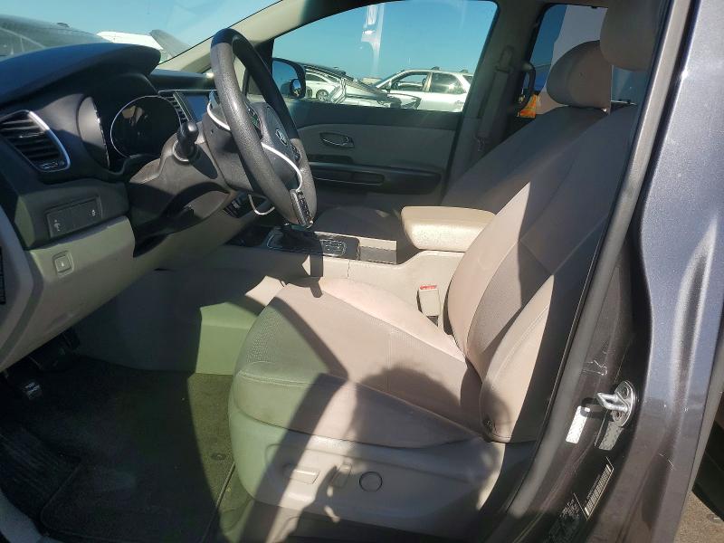 2016 Kia SEDONA VIN KNDMB5C13G6165593 COPART salvage auction — FRONT END, Ca - Salvage Certificate, sold $15 on 2026-07-21 (photo 7)