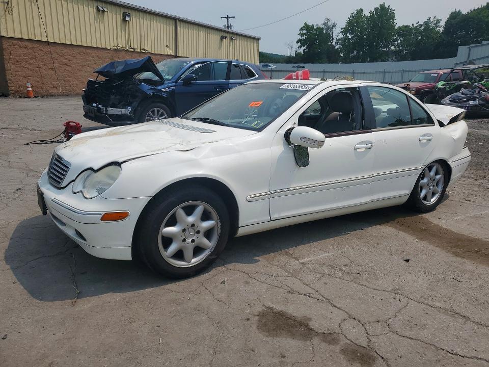 2003 Mercedes-benz C class VIN WDBRF61JX3F387849 COPART salvage auction — REAR END, NY - MV-907A SALVAGE CERTIFICATE, sold $325 on 2026-07-28 (photo 1)