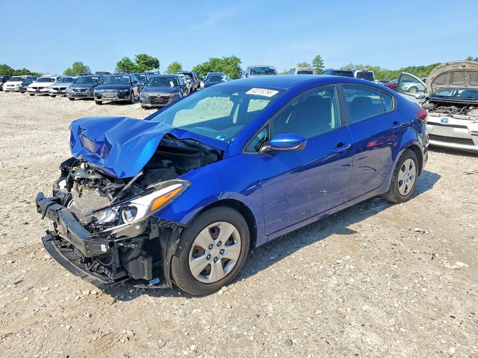 2017 Kia Forte VIN 3KPFL4A78HE065685 COPART salvage auction — FRONT END, Ma - Cert Of Title-Salvage, sold $425 on 2026-07-29 (photo 1)