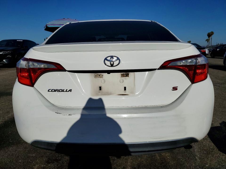 2014 Toyota Corolla VIN 5YFBURHE9EP131880 COPART salvage auction — FRONT END, Ca - Salvage Certificate, sold $1,700 on 2026-07-21 (photo 6)