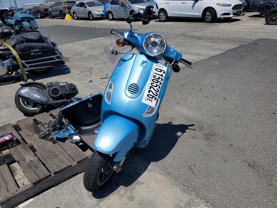 2007 Vespa Lx VIN ZAPM448F075008620 COPART salvage auction — ALL OVER, Ca - Salvage Certificate, sold $175 on 2026-08-20 (photo 2)