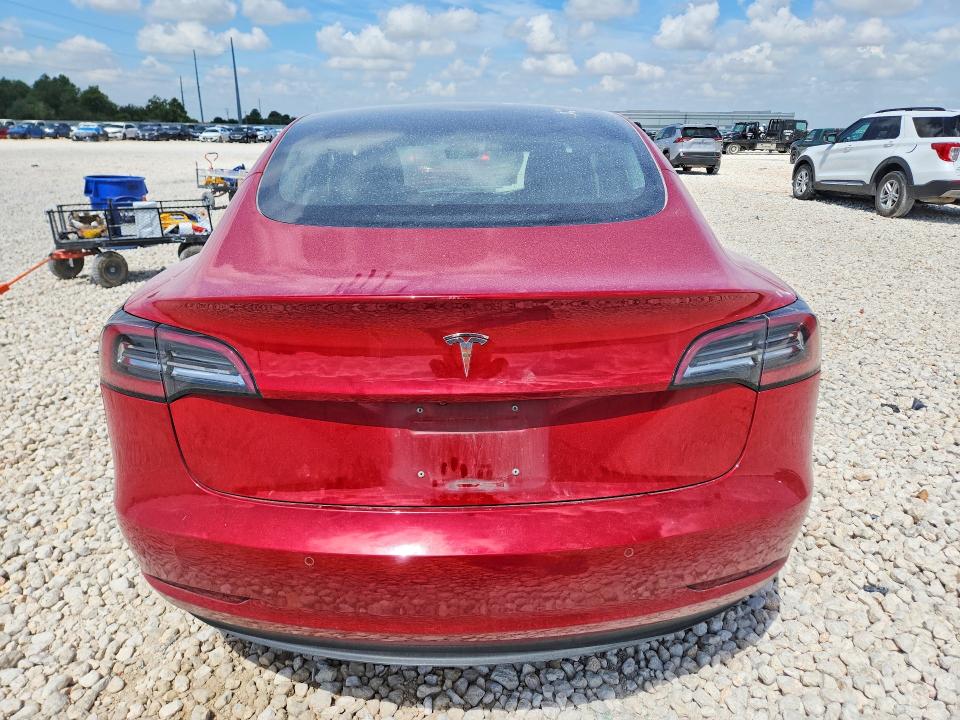 2018 Tesla VIN 5YJ3E1EA6JF059790 COPART salvage auction — SIDE, TX - SALVAGE VEHICLE TITLE (P), sold $6,600 on 2026-07-30 (photo 6)