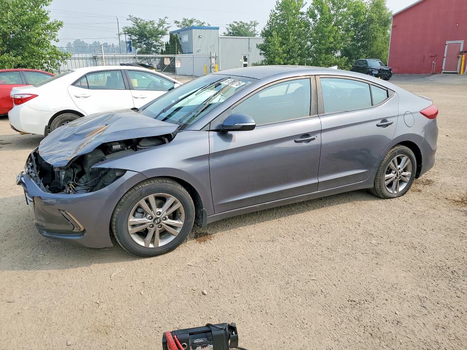 2018 Hyundai Elantra VIN KMHD84LF1JU683480 COPART salvage auction — MECHANICAL, On - Permit Salvage, sold $425 on 2026-07-30 (photo 1)