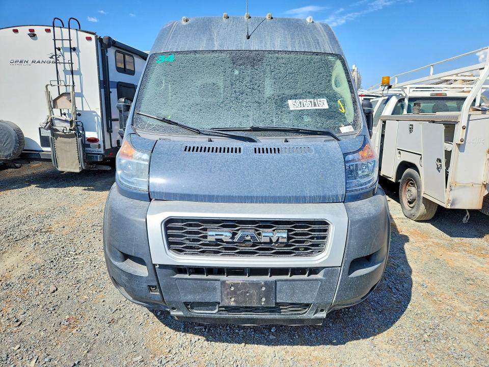 2021 Ram Promaster 3500 VIN 3C6MRVJGXME535891 COPART salvage auction — SIDE, CA - DIS/DLR/EXP ONLY CLEAN TITLE, sold $125 on 2026-07-28 (photo 5)