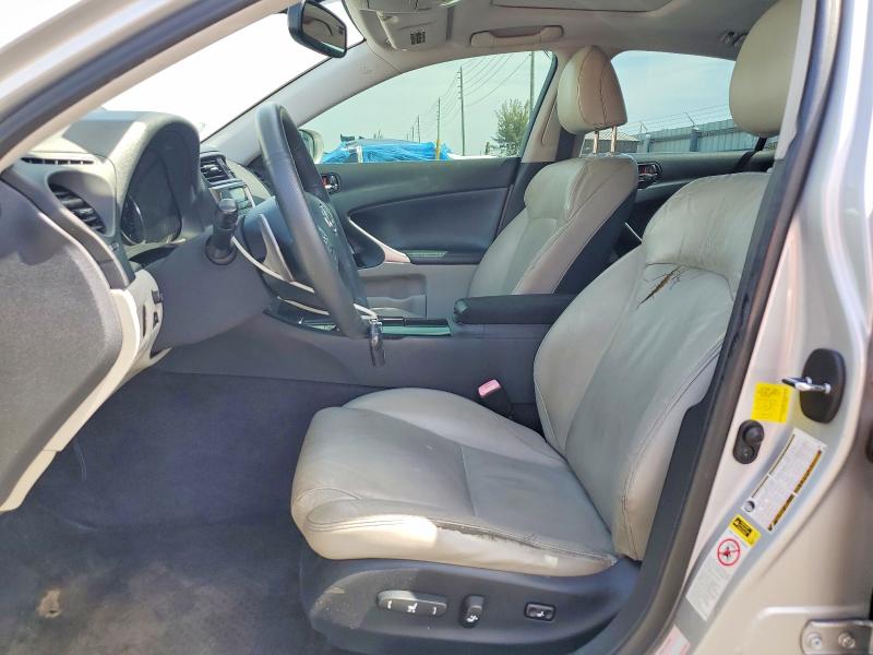2012 Lexus Is VIN JTHBF5C21C2102920 COPART salvage auction — REAR END, FL - CERT OF TTL-REBUILT&SLVG RBLD, sold $1,500 on 2026-07-22 (photo 7)