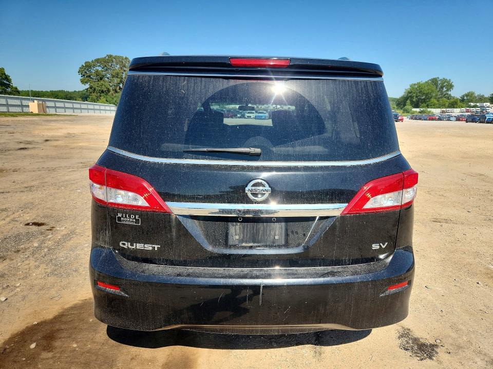2017 Nissan Quest VIN JN8AE2KP0H9169569 COPART salvage auction — FRONT END, WI - JUNKED VEHICLE BILL OF SALE, sold $325 on 2026-07-21 (photo 6)