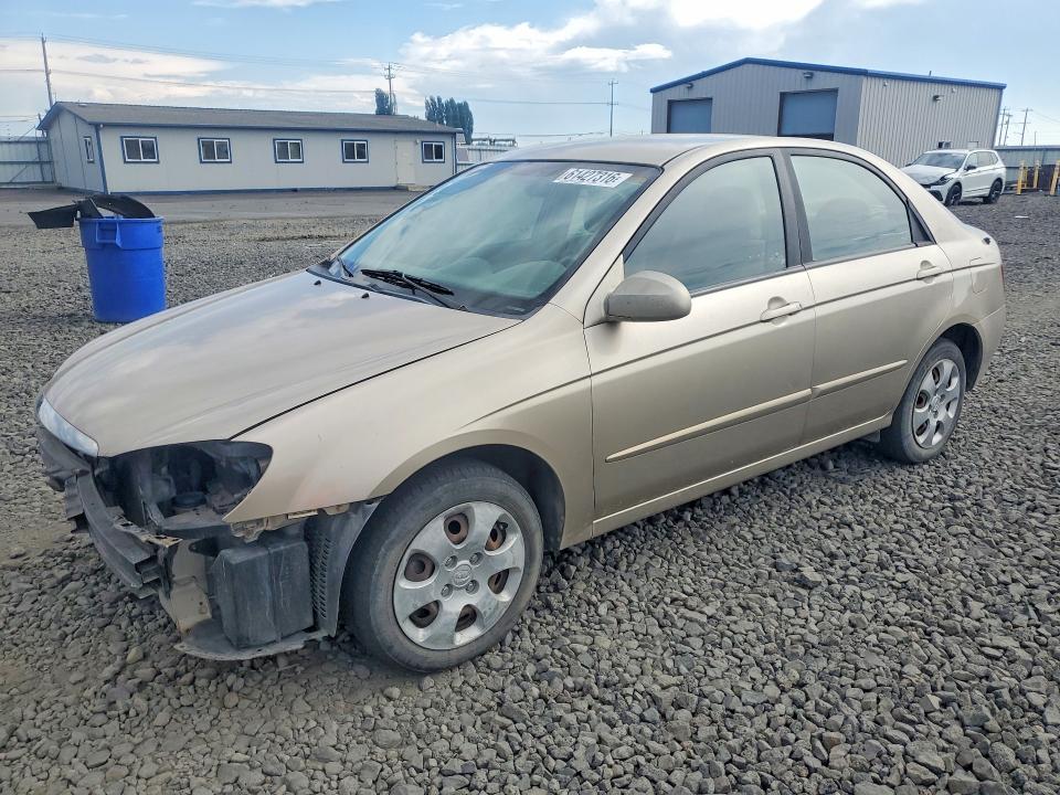 2006 Kia Spectra VIN KNAFE121365359780 COPART salvage auction — FRONT END, Wa - Bill Of Sale, sold $35 on 2026-07-29 (photo 1)