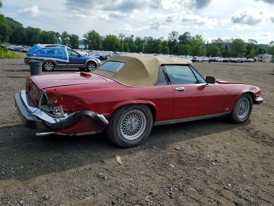 1988 Jaguar Xj series VIN SAJNV5845JC146570 COPART salvage auction — REAR END, NY - MV-907A SALVAGE CERTIFICATE, sold $325 on 2026-07-23 (photo 3)