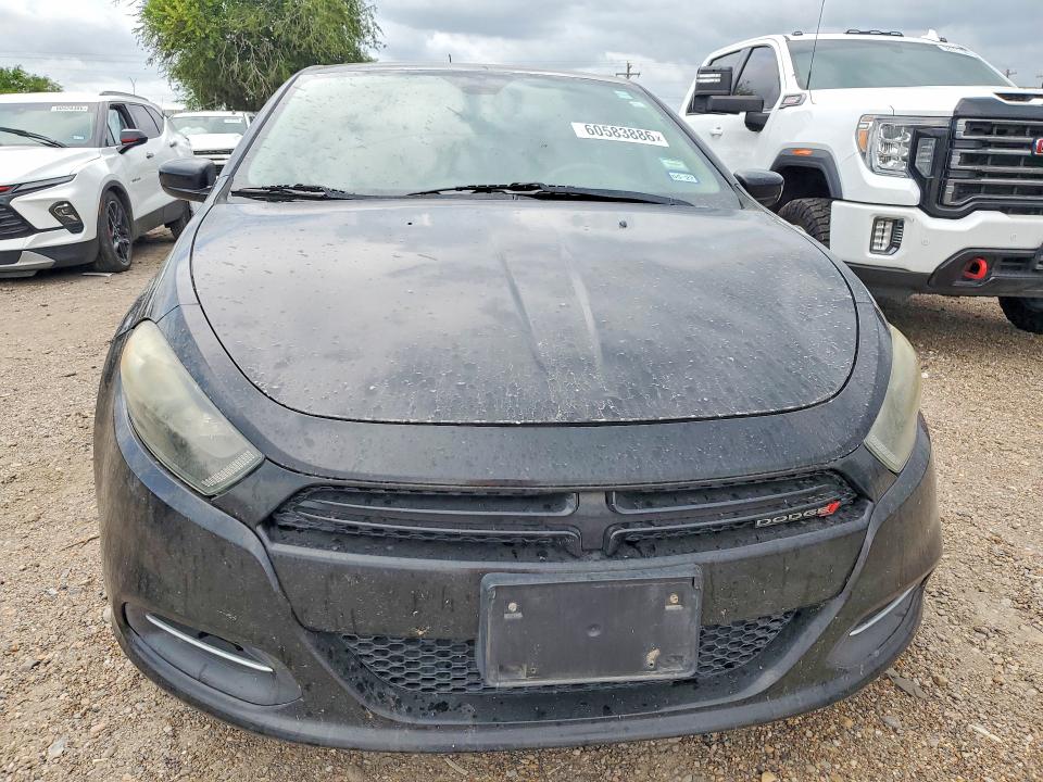 2016 Dodge Dart VIN 1C3CDFBB9GD645529 COPART salvage auction — SIDE, Tx - Salvage Vehicle Title, sold $500 on 2026-07-29 (photo 5)