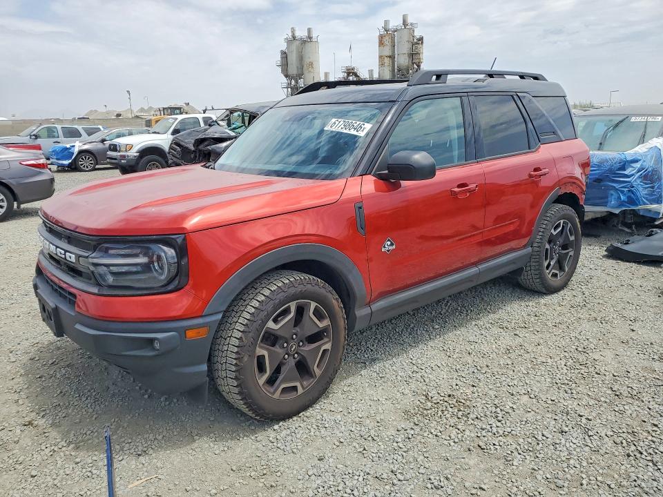 2022 Ford Bronco sport VIN 3FMCR9C69NRD88369 — COPART salvage auction photo