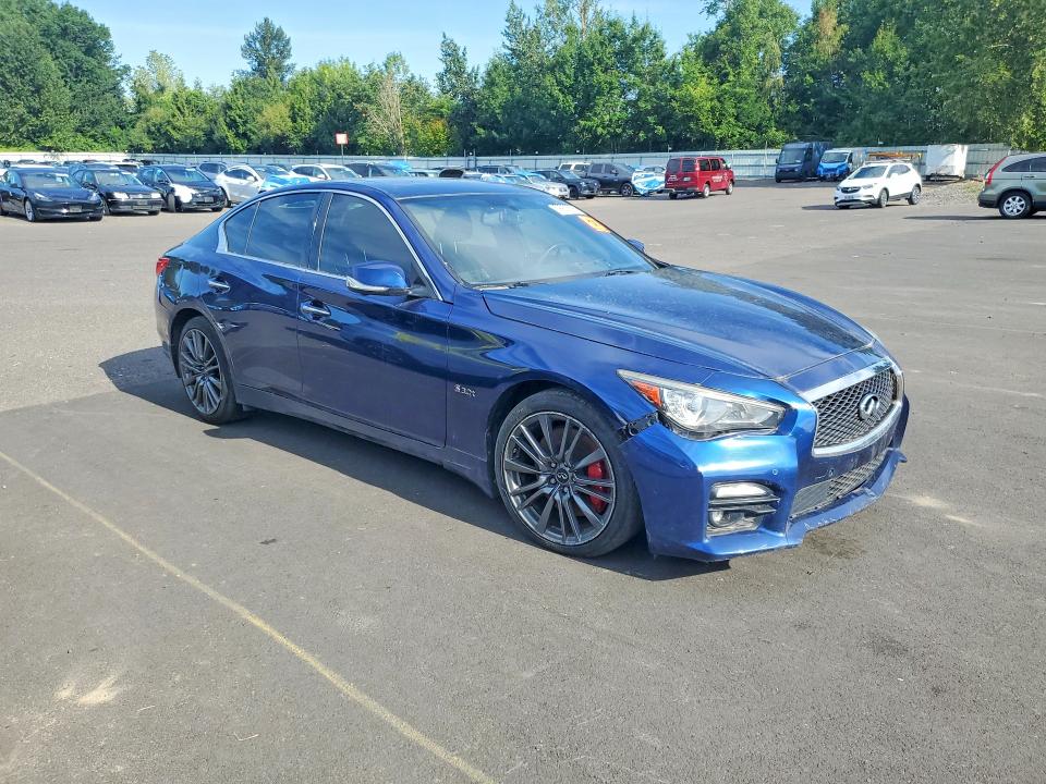 2017 Infiniti VIN JN1FV7AR7HM870305 COPART salvage auction — FRONT END, Wa - Vehicle Cert Of Ownership-Titl (P), sold $3,550 on 2026-07-08 (photo 4)