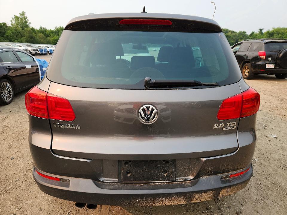 2012 Volkswagen Tiguan VIN WVGBV7AXXCW000583 COPART salvage auction — FRONT END, Ma - Cert Of Title-Reconstrctd Coll, sold $125 on 2026-07-22 (photo 6)